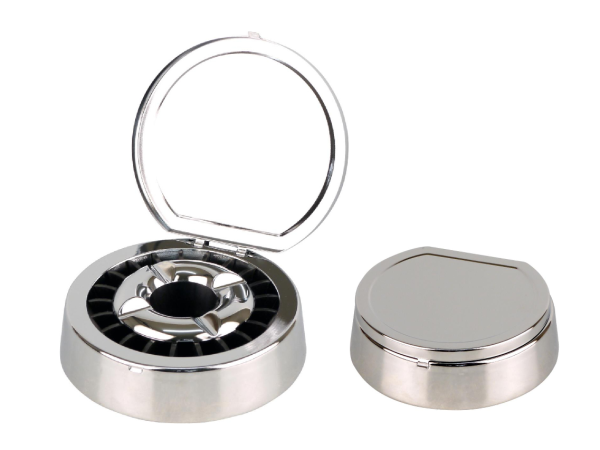 Aschenbecher "Coney mit Deckel chrome"